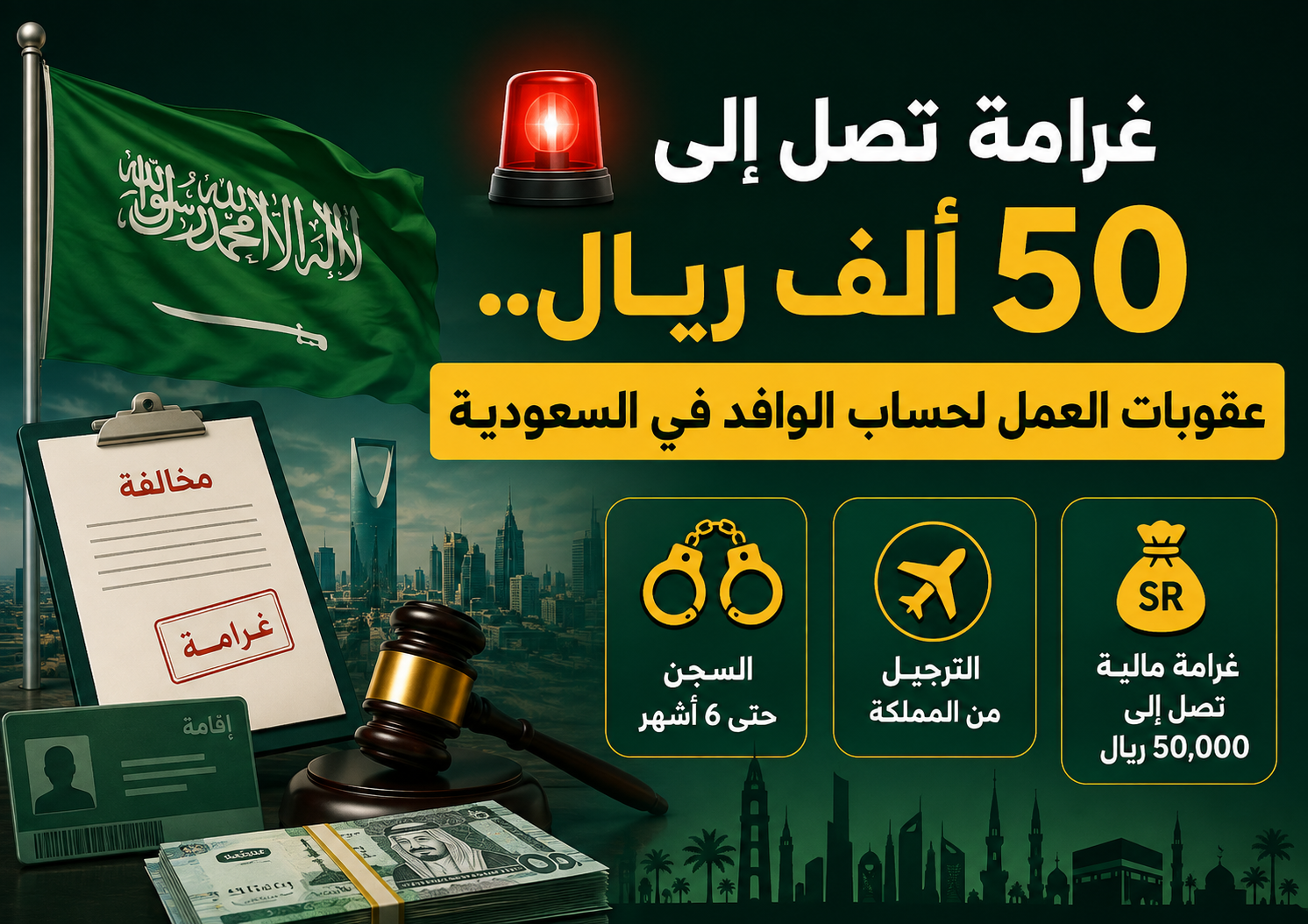حساب الوافد